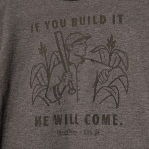 Gray Baseball Graphic Tee